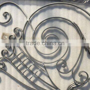 Decorative Wrought iron components scrolls for fence made in china