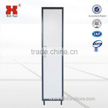 Dressing room hanging clothes metal single door locker with high quality