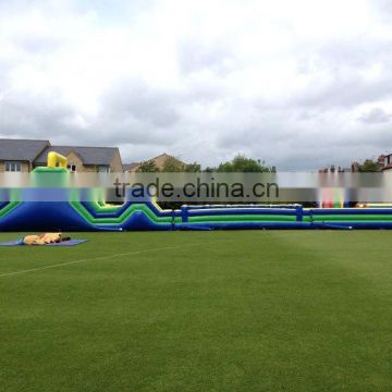 Gaint amazing inflatable obstacle course, outdoor adults inflatable obstacle course for sale