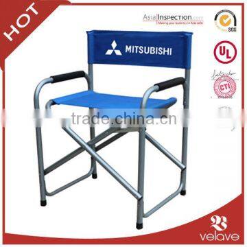 Folded metal director chair