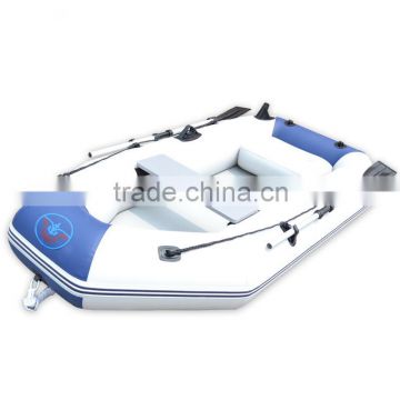 two paddles inflatable rubber boat for fishing