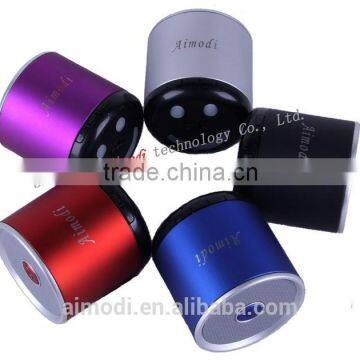 Portable and Popular Bluetooth Speaker with Hand Free Function,TFCard , Vibration Board for Mobile Device