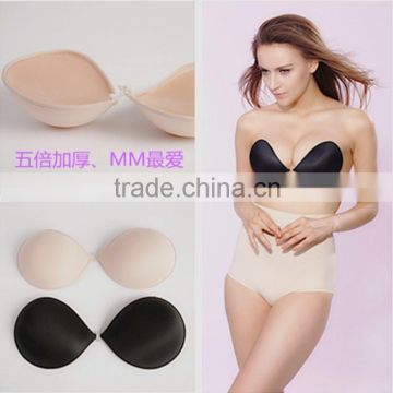 Graceful and Elegant Sexy Woman big size silicone bra invisible bra