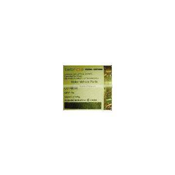 hot stamping foil for wine sticker