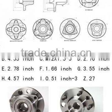 1990-1993 wheel hub BUICK front wheel