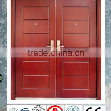 outside opening solid wood door pvc flush door