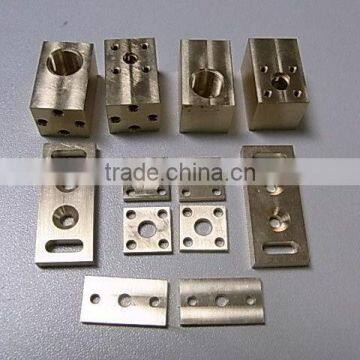 CNC milling service galvanized zinc plated copper