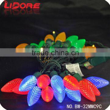 LIDORE UL CE Mutilcolor Light C9 String Lights Commercial