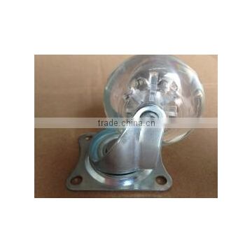 Light Duty Transparent Polyurethane Swivel Industrial Caster