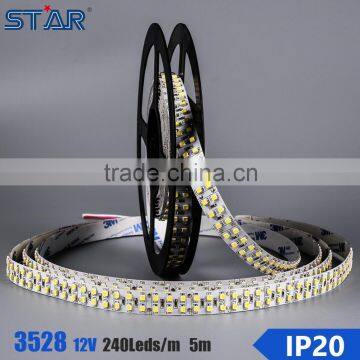 15mm SMD 3528 flexible led strip light 240leds/m from China supplier