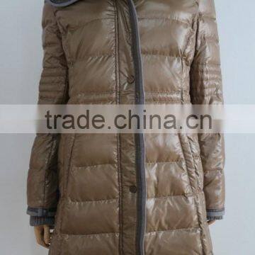 Women's winter warm long duck down coat jacket