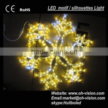 hot sell rope light christmas snowflake light