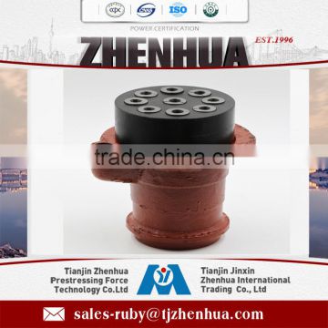 prestressed tension(stretching) multi-hole anchorage for 15.24 PC strand