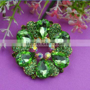 Fashion acrylic colorful flowers brooch for gift box wholesale in guangzhou