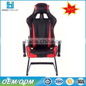 China Manufacturer 180 Degree Backward Cyber Cafe Furniture High Back Ergonomic PU Leather Gaming Chair Racing Seats