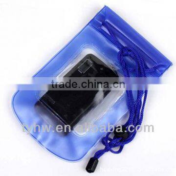 PVC 100% waterproof hook and loop bag For iphone