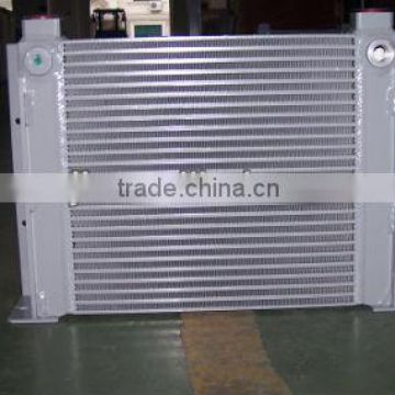 Hydraulic plate fin air oil heat exchanger