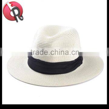 men's white straw hat