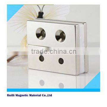 custom strong permanent neodymium hollow magnet