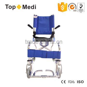 Topmedi High Quality Transit Airplane Aisle Wheelchair for Handicapped