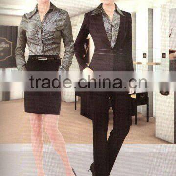 HOT selled classic ladies office uniform (OEM)