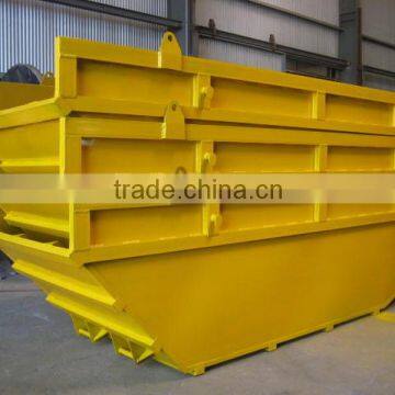 Big matel waste skip container, steel waste skip bins