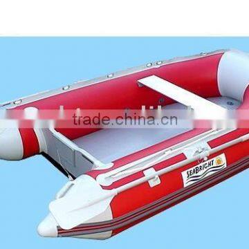 inflatable aluminum floor fishing boat