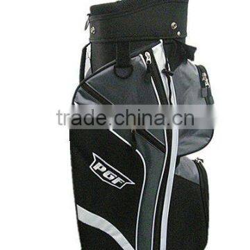 personalized golf cart bag with putter