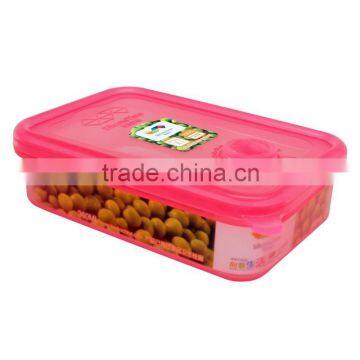 Food Grade Silicone crisper lunch box refresh box Food Container of different size