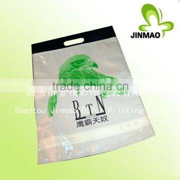 Customize Printing Side Gusset Bag Plastic Die Cut Bag for Packing