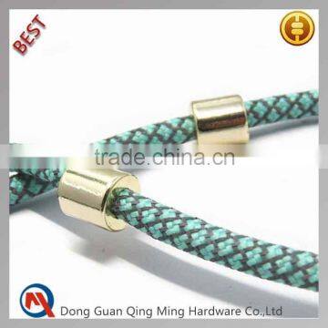 9.5mm Gold Plating Metal Drawstring Cord End