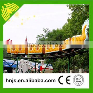 Amusement park mini roller coaster ride