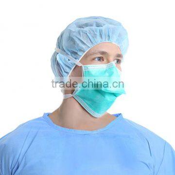 Surgical ,Food Industry Face Mask, Chamber-Style,Anti-Fog, Latex Free, green
