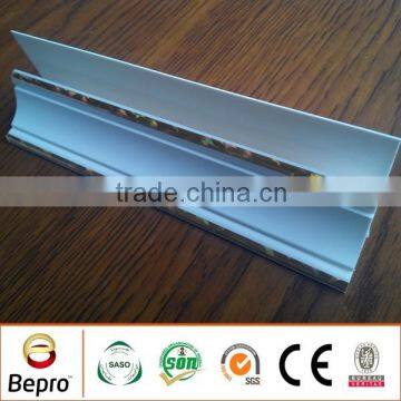 pvc ceiling cornice/pvc corner line/pvc top corner/PVC profile for decoration