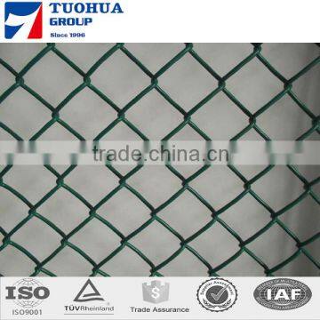 1.2m height PVC coated chain link fence