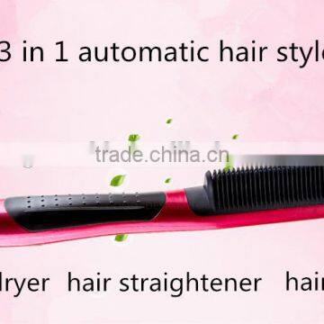 Mutil Ceramic Negative Iron Electric Hair Straightener And Curling Brush photo-4