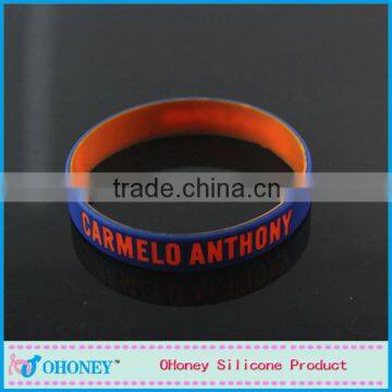 Mixed color silicone bangles made in China