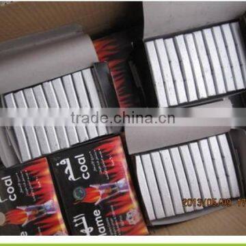 silver 9*2.5*1.2cm electronic shisha charcoal