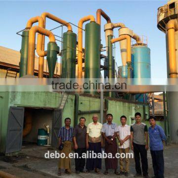 New Established Biomass Downdraft fixed bed gasifier Power plant rice husk Gasification Power plant MSW to Energy Equipment