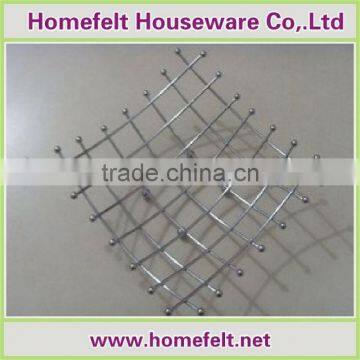 2014 hot selling stainless steel plastic handle wire mesh strainer