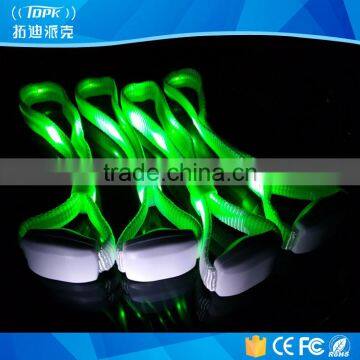 Adult Nylon Remote controlled led flashing bracelet