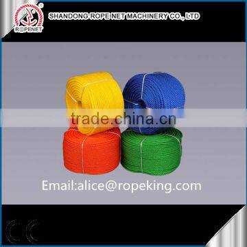 3 Strands Twisted Plastic PP Rope Making Machine For Sale / M :0086 15163879588 Email:alice@ropeking.com