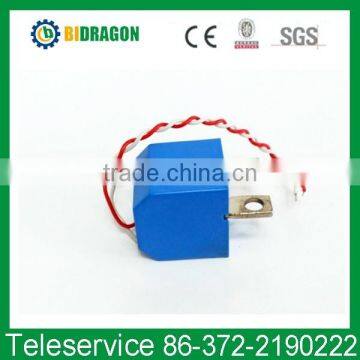 Small toroidal current transformer with nano strip coiled cores made