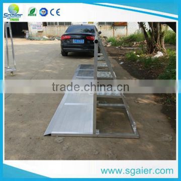 Concert flap Aluminum crowd barrier for safety system