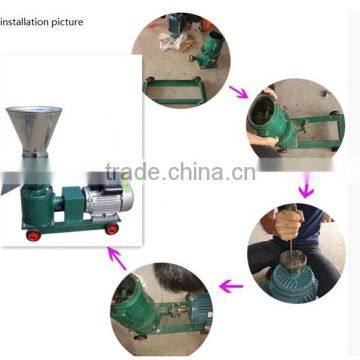 High Quality Poultry Feed Flat Die Pellet Mill Machine for sale