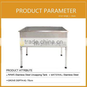 Beekeeping equipment stainless steel uncapping tank