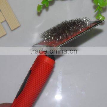 Square Cat Slicker Grooming Brush With Long Handle photo-3