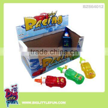 Car shape soap bubble toy whistle