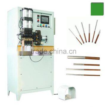 Refrigerator condenser evaporator copper and aluminum tube pipe resistance welding machine