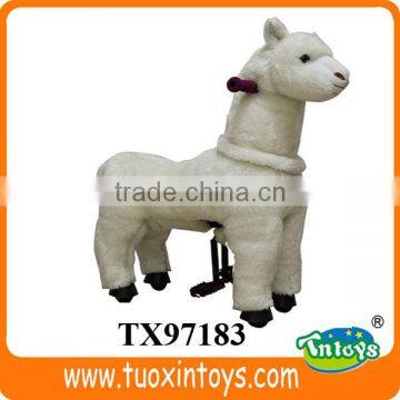 Plush Horse Ride-on, Electric Battery Operated Ride on Horse Toy photo-4